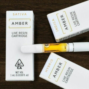 Amber Live Resin Vape Cartridges